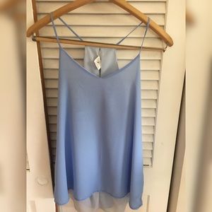 Light blue summer blouse